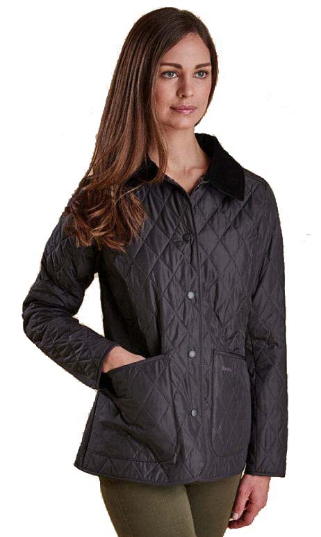 Barbour womens black store quilted jacket